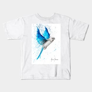 Blue Lake Budgie Kids T-Shirt